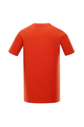Czerwony t-shirt męski z haftem 58365 - 298381