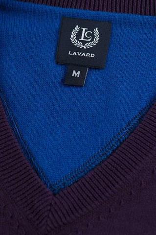 Fioletowy sweter V-Neck 72756 - 29851