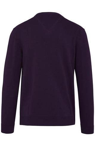 Fioletowy sweter V-Neck 72756 - 29861