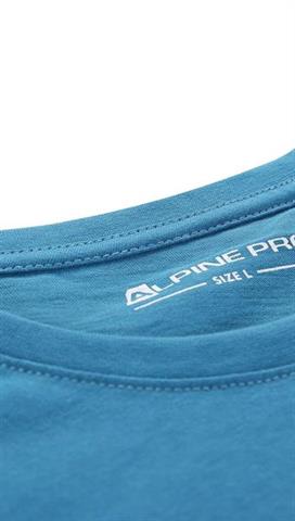 Niebieski t-shirt męski z nadrukiem 58368 - 298991