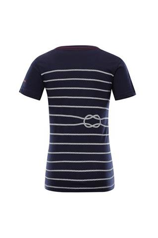Granatowy t-shirt dziecięcy w marynarskim stylu 58454 - 299311