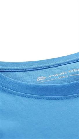 Niebieski t-shirt męski z nadrukiem 58370 - 299391