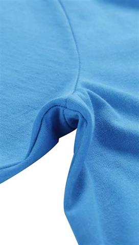 Niebieski t-shirt męski z nadrukiem 58370 - 299411