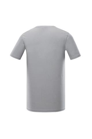 Jasnoszary t-shirt męski 58371 - 299541