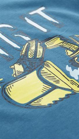 T-shirt dziecięcy w morskim odcieniu 58456 - 299621