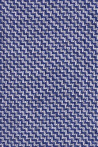 Niebieski szal we wzory 72926 - 30001