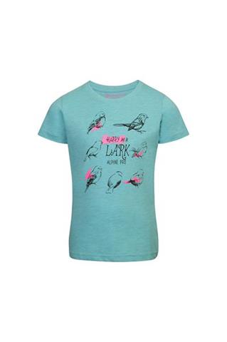 Turkusowy t-shirt dziecięcy z nadrukiem 58424 - 300331