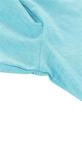 Turkusowy t-shirt dziecięcy z nadrukiem 58424 - 300401