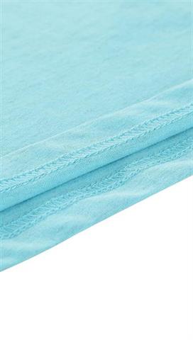 Turkusowy t-shirt dziecięcy z nadrukiem 58424 - 300411