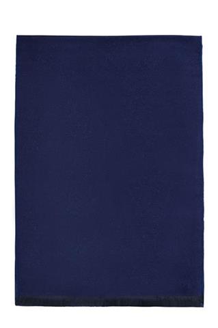 Granatowy gładki szal 72931 - 30081