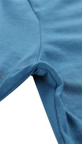 T-shirt męski w morskim odcieniu 58382 - 301361