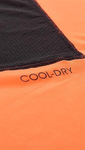 Pomarańczowa koszulka męska treningowa 58389 - 301551