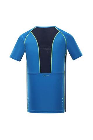 Niebieski t-shirt męski Cool-Dry 58391 - 301861