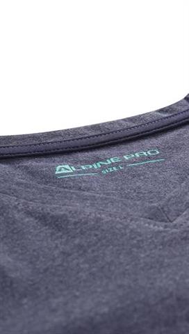 Granatowy t-shirt V-neck 58408 - 302561