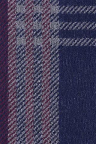 Granatowo-szary szal we wzory 72937 - 30271