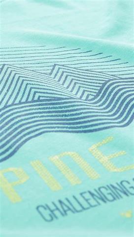 T-shirt męski w seledynowym odcieniu 58410 - 302711