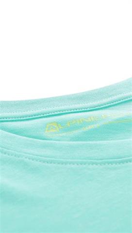 T-shirt męski w seledynowym odcieniu 58410 - 302721