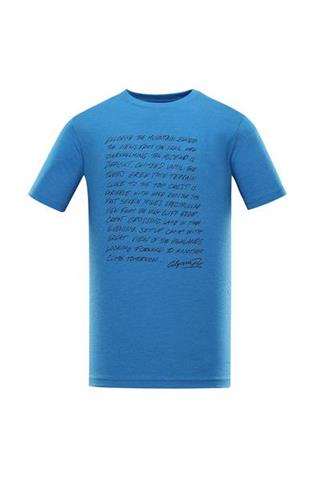 Niebieski t-shirt męski 58411 - 302771