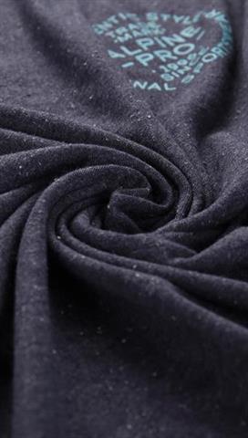 Granatowy t-shirt męski z nadrukiem 58414 - 302991