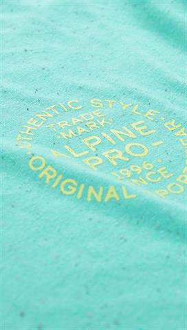 Zielony t-shirt męski z nadrukiem 58415 - 303061