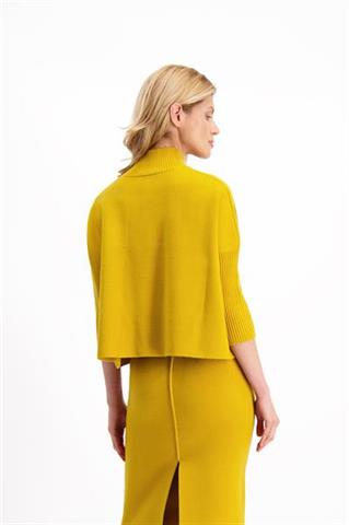 Musztardowy sweter 85053 - 303531