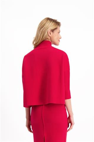Czerwony sweter damski 85055 - 303541