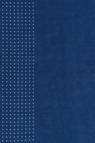 Granatowy szal w białe kropki 72950 - 30451