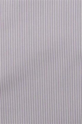 Szara koszula męska slim w delikatny prążek 92480 - 307601