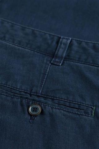 Granatowe spodnie męskie Chinos Mil 64616 - 30881