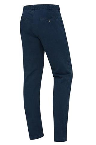 Granatowe spodnie męskie Chinos Mil 64616 - 30891