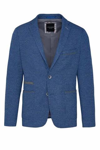 Niebieska marynarka w mikro wzór James Saley 45131 - 30961