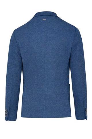 Niebieska marynarka w mikro wzór James Saley 45131 - 31021