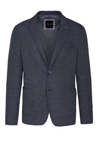 Granatowa marynarka męska w mikro wzór James Saley 45132 - 31031