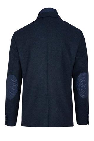 Granatowa marynarka w jodełkę Diego Pamela 46004 - 31161