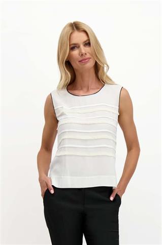 Elegancka biała bluzka 84687 - 313531