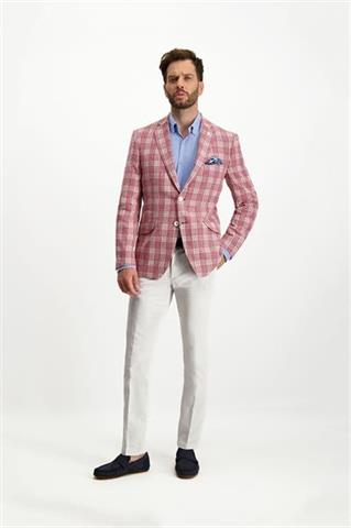 Marynarka męska w kratę 46055 - 315261