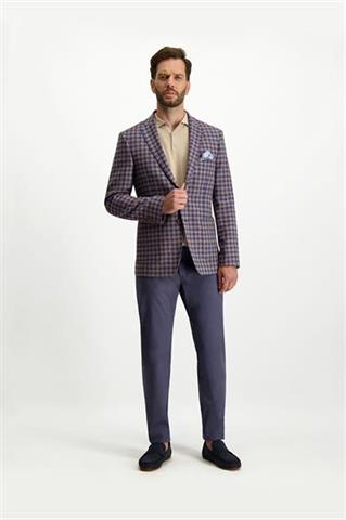 Niebieskie spodnie męskie chinos 64461 - 315391