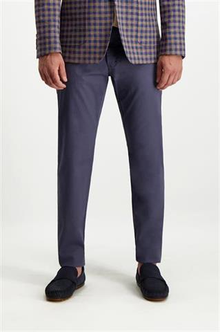 Niebieskie spodnie męskie chinos 64461 - 315401