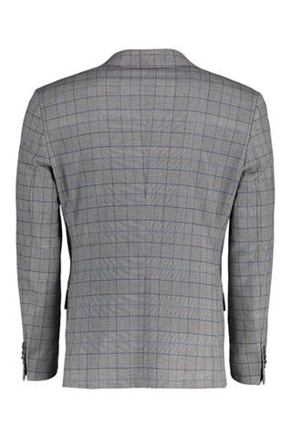 Szary garnitur w kratę 35272 - 316461