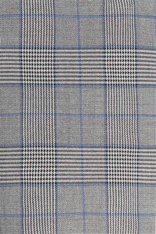 Szary garnitur w kratę 35272 - 316481