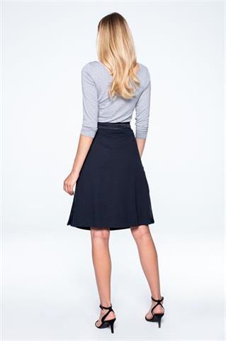 Trapezowa spódnica z rozcięciami 58499 - 324481