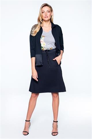 Trapezowa spódnica z rozcięciami 58499 - 324491