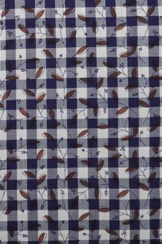 Koszula męska slim w biało-niebieską kratkę 92900 - 328051