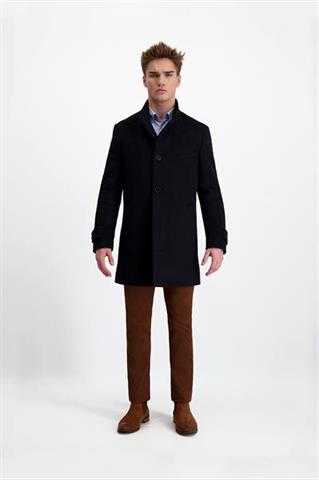 Granatowy płaszcz męski 29828 - 330981