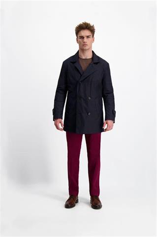 Granatowy płaszcz męski 22377 - 332011