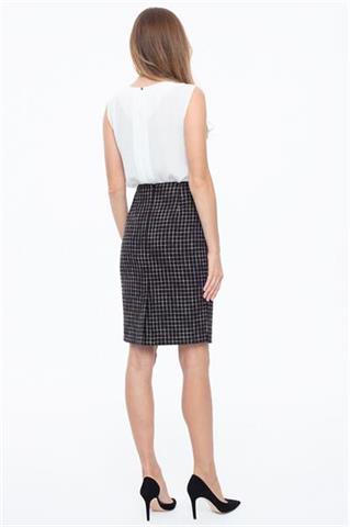 Spódnica ołówkowa z efektem połysku 58577 - 338871