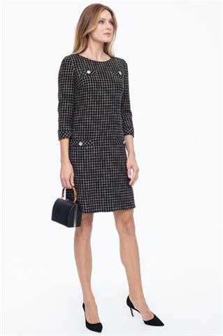 Elegancka sukienka o podełkowym fasonie 58578 - 338951