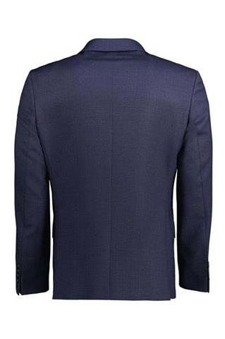 Granatowy garnitur w mikro wzór 35279 - 340451