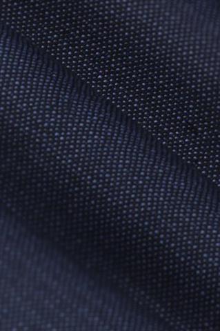 Granatowy garnitur w mikro wzór 35279 - 340481