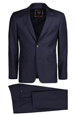 Wełniany garnitur w drobną pepitkę 35282 - 340501